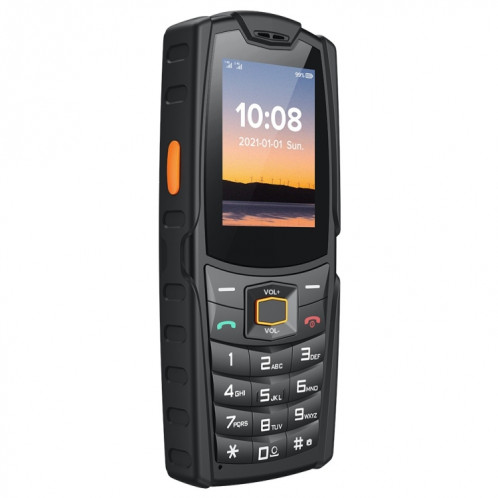 [Entrepôt HK] Téléphone robuste 4G AGM M6 4G, version de l'UE, IP68 / IP69K / MIL-STD-810G imperméable anti-poussière anti-poussière, batterie de 2500 mAh, 2,4 pouces, réseau: 4g, bt, fm, torche (noir) SA669B1202-011